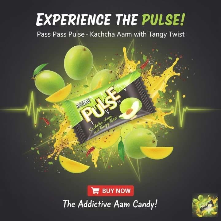 Pulse  Candy | Pack of 10 | Tangy Masala Center | The Ultimate Khatta-Meetha Experience — view 1
