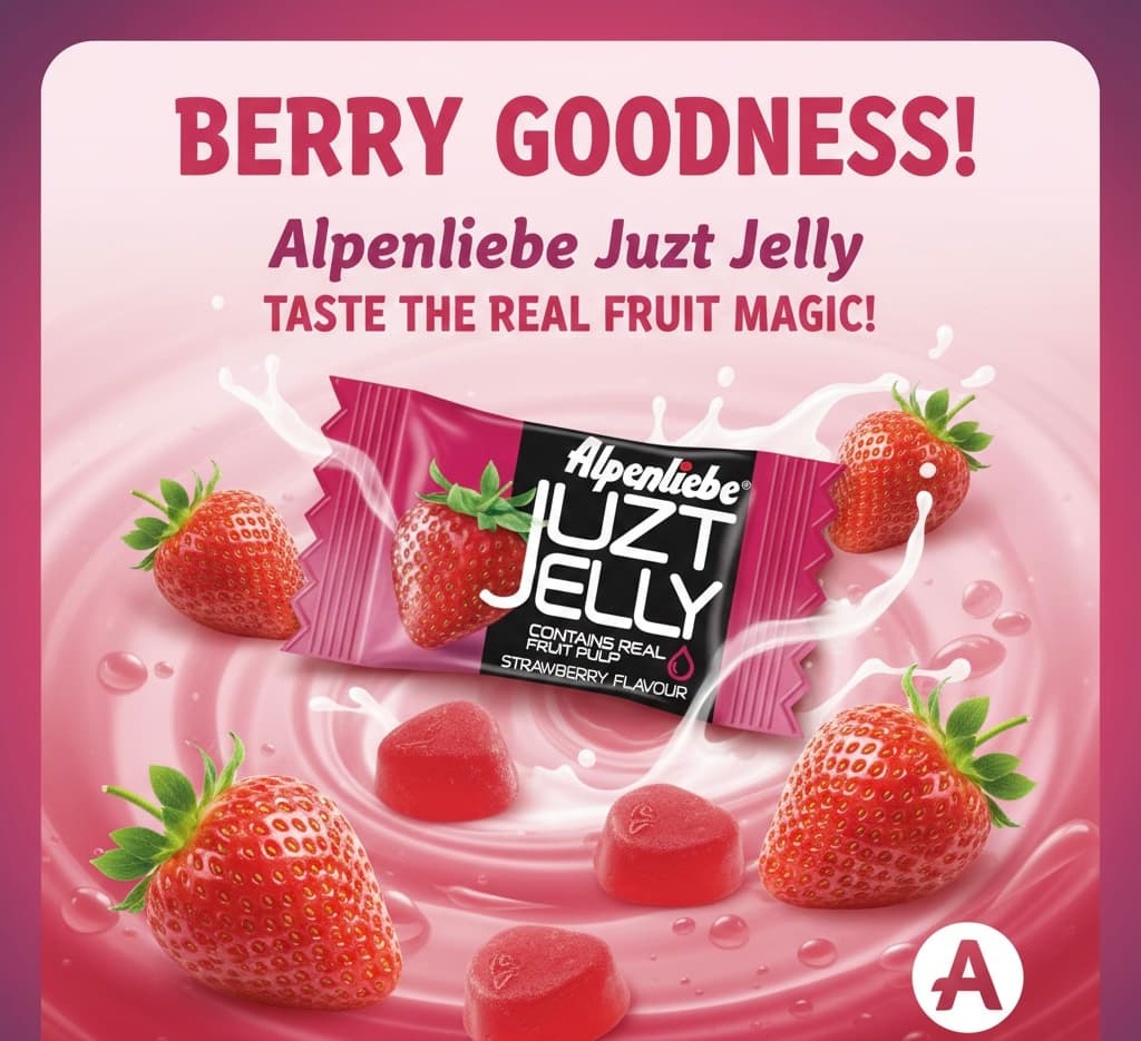 Alpenliebe Just Jelly | Pack of 10 | Soft & Juicy Fruit Pulpy Candy | Real Fruit Pulp Experience — view 1