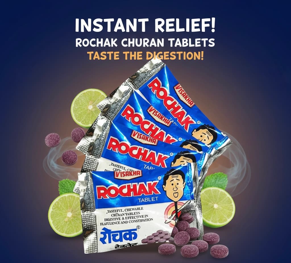 Rochak Chatpata Goli | Pack of 15 | Tangy & Spicy Digestive Candy | Traditional Desi Fun Snack — view 1