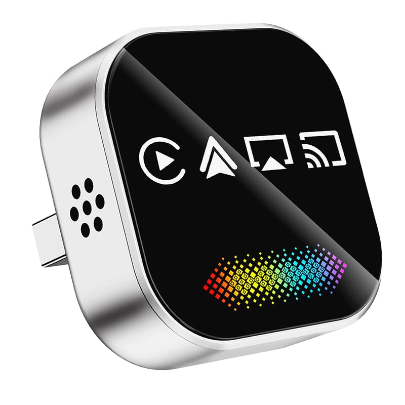 4-in-1 Wireless CarPlay & Android Auto Adapter | AirPlay & MirrorLink | High-Speed 5GHz WiFi | 1-Year Warranty — view 1